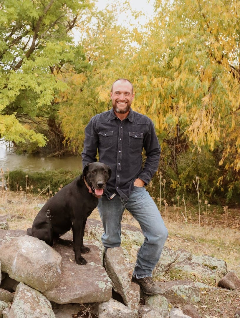 Zack with Roxy